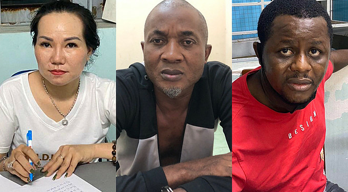 Two Nigerian men, one white woman arrested in Vietnam for drug trafficking