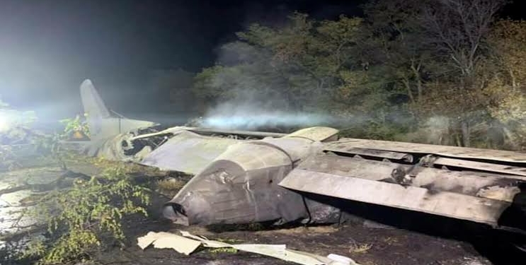 22 persons killed as military aircraft crashes in Ukraine