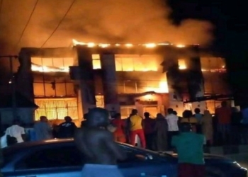 Another Inferno hit Lokoja as fire engulfed largest electronic mall
