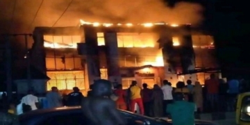 Another Inferno hit Lokoja as fire engulfed largest electronic mall