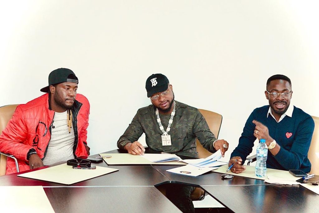 Davido signs new artiste to record label