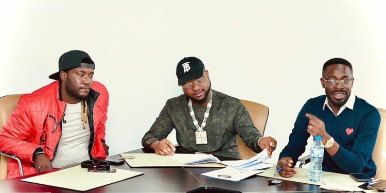 Davido signs new artiste to record label
