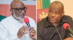 “We don’t allow godfathers in Ondo", Akeredolu warn Wike ahead of election