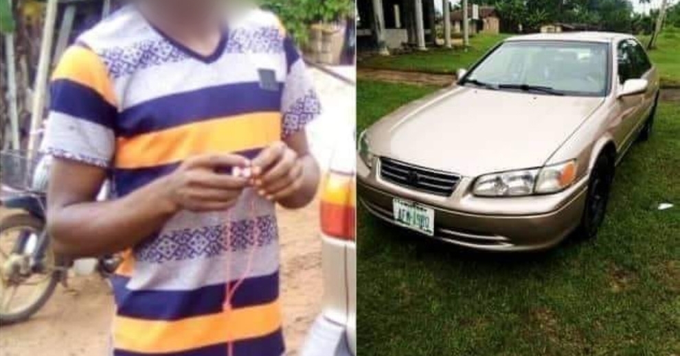 Drama as roadside mechanic reportedly flees with customer's car in Imo