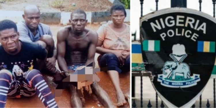 Police arrest four with human skull in Ogun