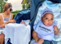 Photos: Billionaire's wife, Regina Daniels celebrates her son at 3 months