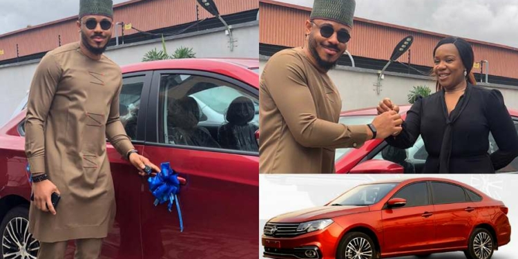 Ozo receives his brand new car from Innoson Motors