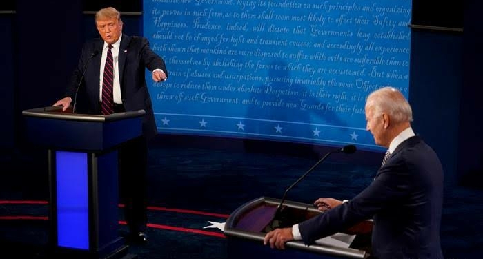Trump, Biden clash in first presidential debate
