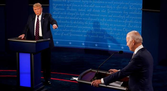 Trump, Biden clash in first presidential debate