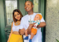 Actress Regina Daniels poses with hubby, Ned and son in stunning photos