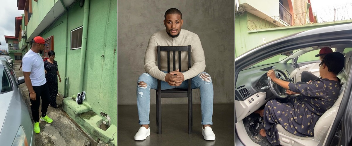 Alexx Ekubo gifts his mum a car (Video)