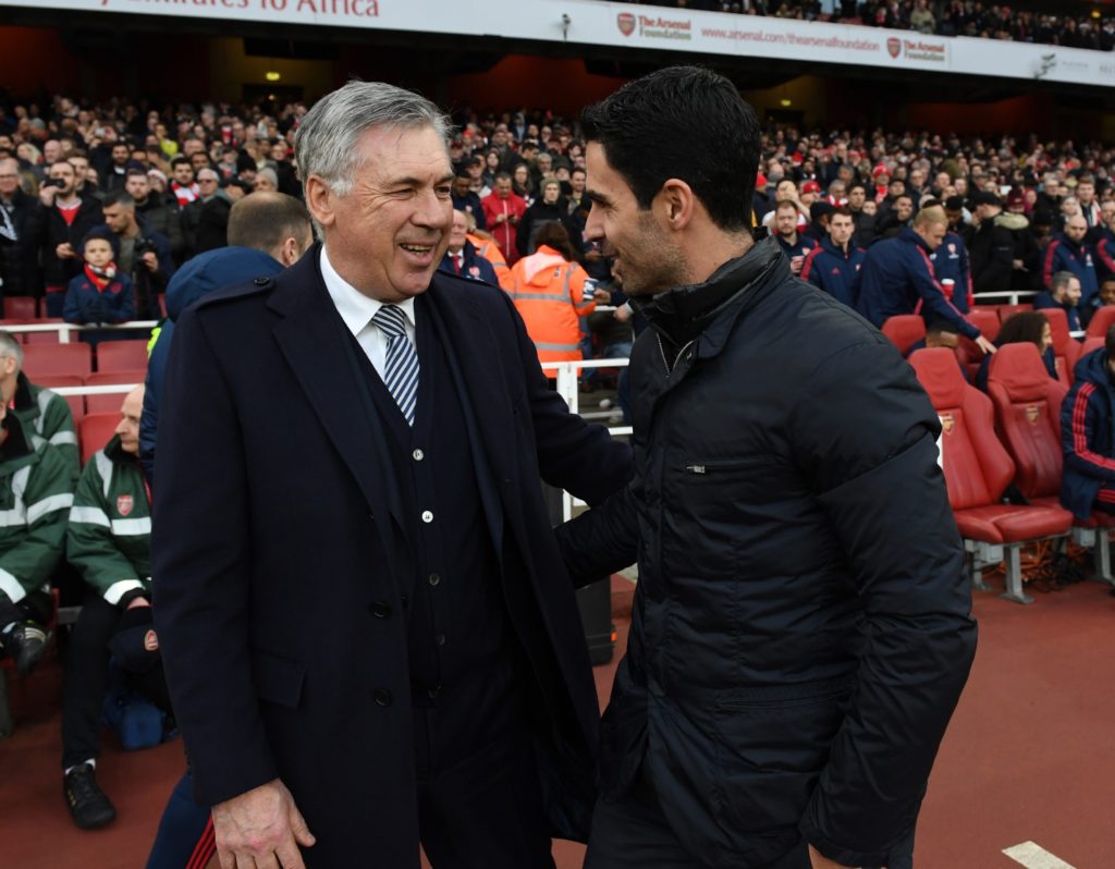 Arsenal and Everton: what have Mikel Arteta and Carlo Ancelotti changed?