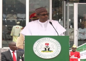 Buhari presides over low-key 60th Anniversary at Eagle Square