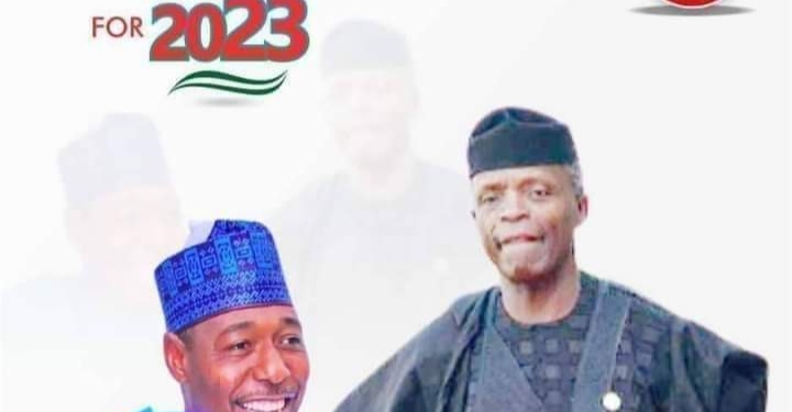 Campaign poster of Osinbajo for President, Gov Zulum as VP surfaces