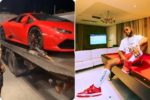 Davido gifts self brand new Lamborghini worth ₦200m (Photos)
