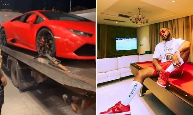 Davido gifts self brand new Lamborghini worth ₦200m (Photos)
