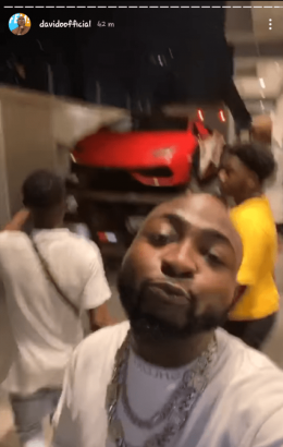 Davido gifts self brand new Lamborghini worth ₦200m (Photos)