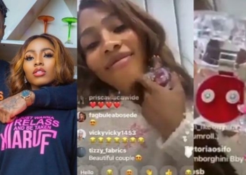 Ike’s surprise birthday box to Mercy is allegedly a diamond ring worth almost N10million (Video)