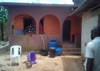 Victims' house (Photo Credit: Tribune Online)