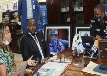 Davido visits IGP, Adamu in Abuja