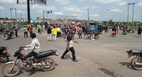 #EndSARS protesters storm Osogbo streets