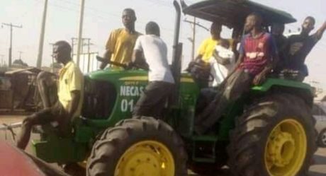 Looters Roll Away Tractors, Ransack Private Stores In Yola