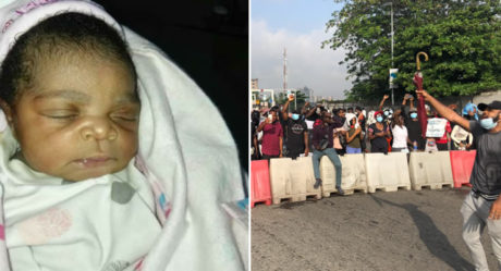 Pregnant woman hit by stray bullet during #EndSARS protest welcomes baby