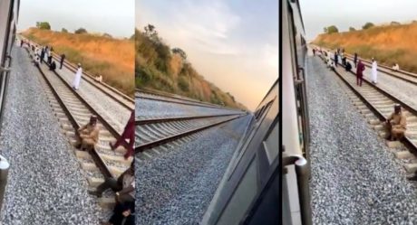 Stranded passengers lament as Abuja-Kaduna train breaks down in the middle of nowhere (Video)