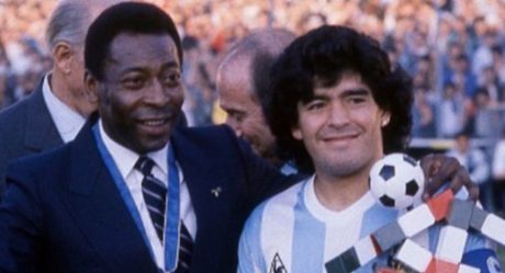 ‘I hope we can play in the sky’, Pele mourns Maradona