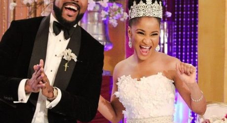 Banky W and Adesua write touching note to each other on third wedding anniversary