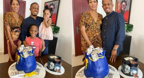 Rapper, NaetoC celebrates birthday with wife and kids (photos)