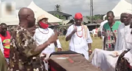PHOTOS: Delta community conducts traditional cleansing, lays curses on cultists and other criminals