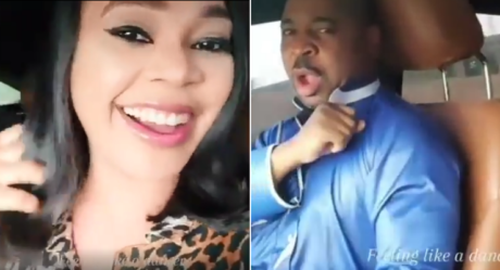 VIDEO: Ehi Ogbebor shows off her man MC Oluomo dancing in their car