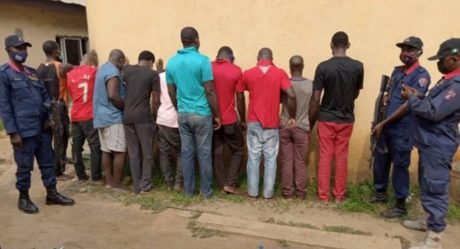 NSCDC arrests 10 suspected oil thieves in Lagos