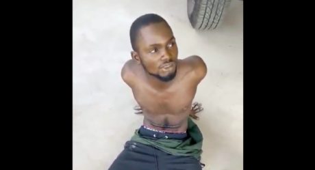 VIDEO: Men on Stop and Search nab driver, recover five pistols, charms and others in Edo