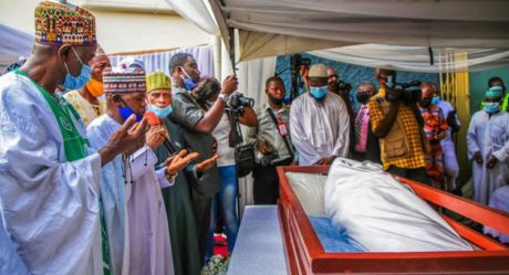 Lateef Jakande remains laid to rest in Lagos