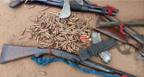 Firearms, ammunition recovered by DSS, army in Ebonyi