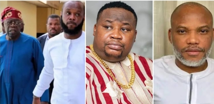 President Tinubu and Son Seyi, ChiefPriest, Nnamdi Kanu