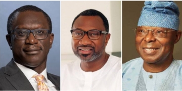 Tunde Hassan Odukale, Femi Otedola and Oba Otudeko