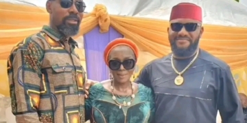 Linc, Rita and Yul Edochie