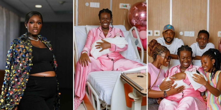 Warri Pikin welcomes third child