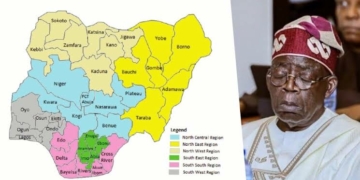 VAT: Nigeria map, states