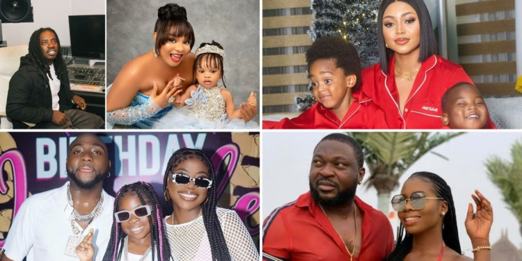 Lord Lamba, Queen Mercy & Daughter| Regina Daniels & sons| Davido, Imade & Sophia Momodu| Comedian Buchi & ex-wife