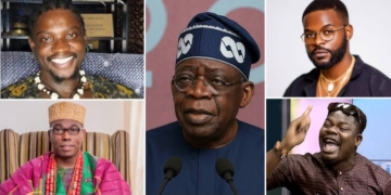 Verydarkman, Prince Adewole Adebayo, Tinubu, Falz, Mr Macaroni