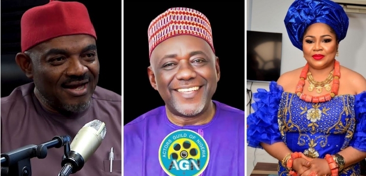 Emeka Rollas, Abubakar Yakubu and Rita Daniels