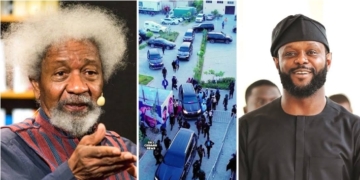 Wole Soyinka on Seyi Tinubu's convoy