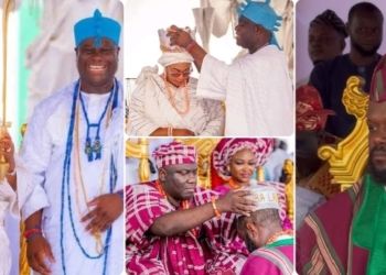 Ooni and Alaafin's title confernments on Remi and Seyi Tinubu