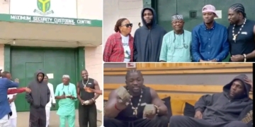 Burna Boy and Verydarkman's Kirikiri visit