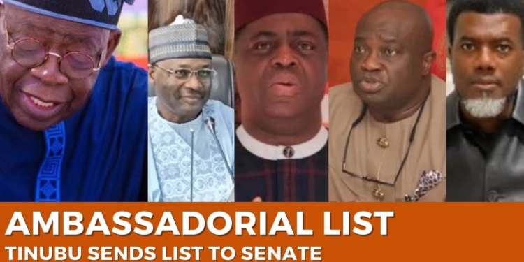 Tinubu's 32 ambassadorial picks