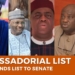 Tinubu's 32 ambassadorial picks